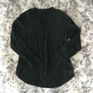 Forrest Green Metaphor Blouse